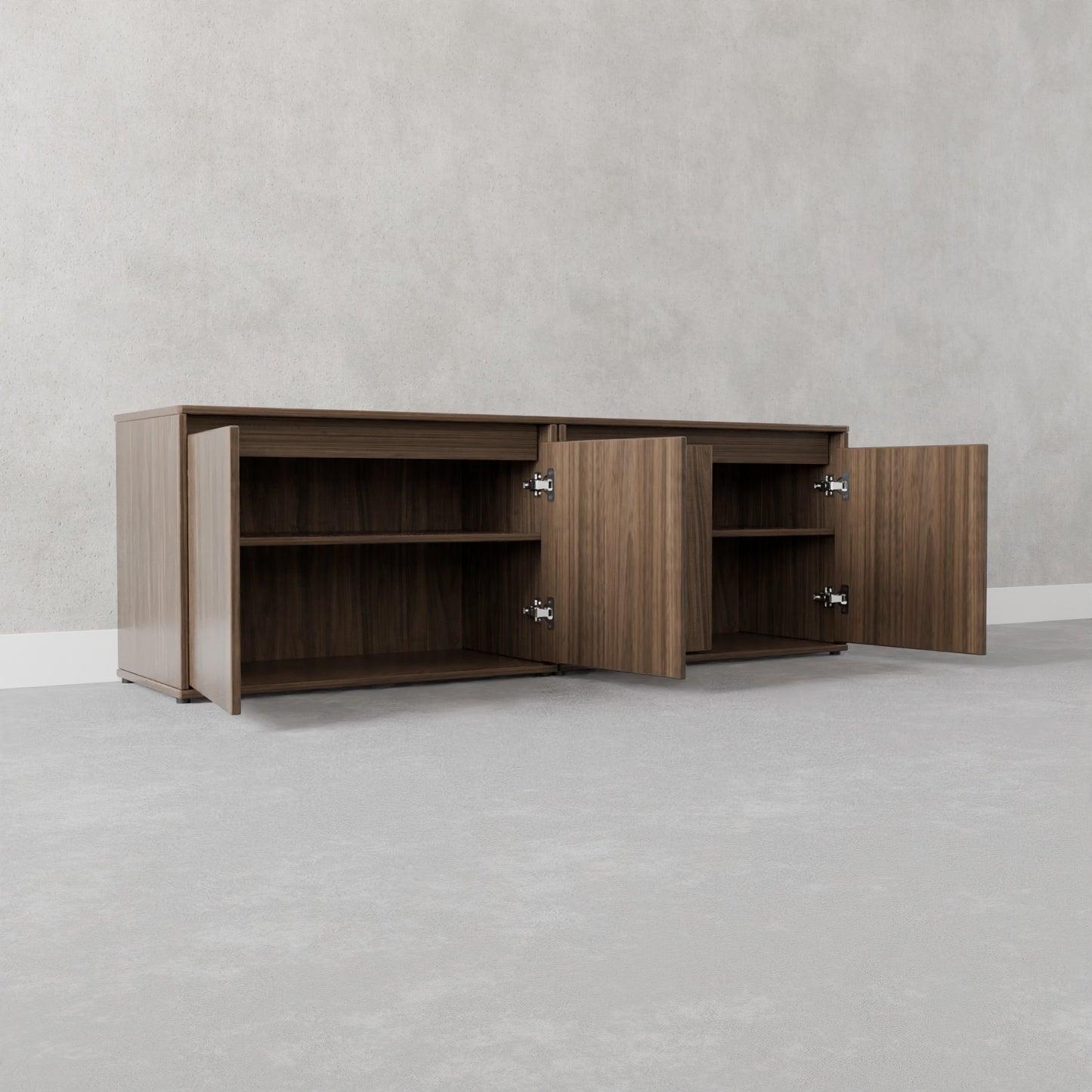 Mueble de TV Pure - Centro de Entretenimiento Minimalista 152x38x50 cm