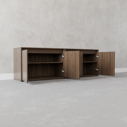Mueble de TV Pure - Centro de Entretenimiento Minimalista 152x38x50 cm