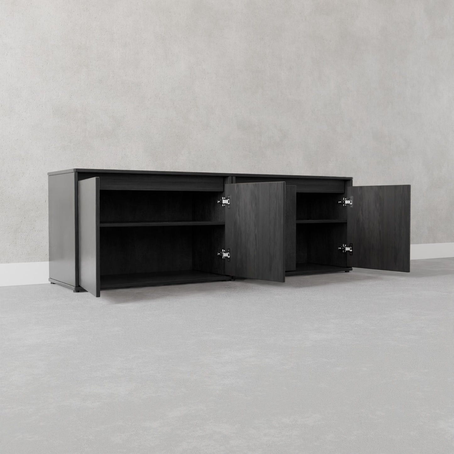 Mueble de TV Pure - Centro de Entretenimiento Minimalista 152x38x50 cm