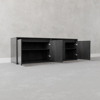Mueble de TV Pure - Centro de Entretenimiento Minimalista 152x38x50 cm