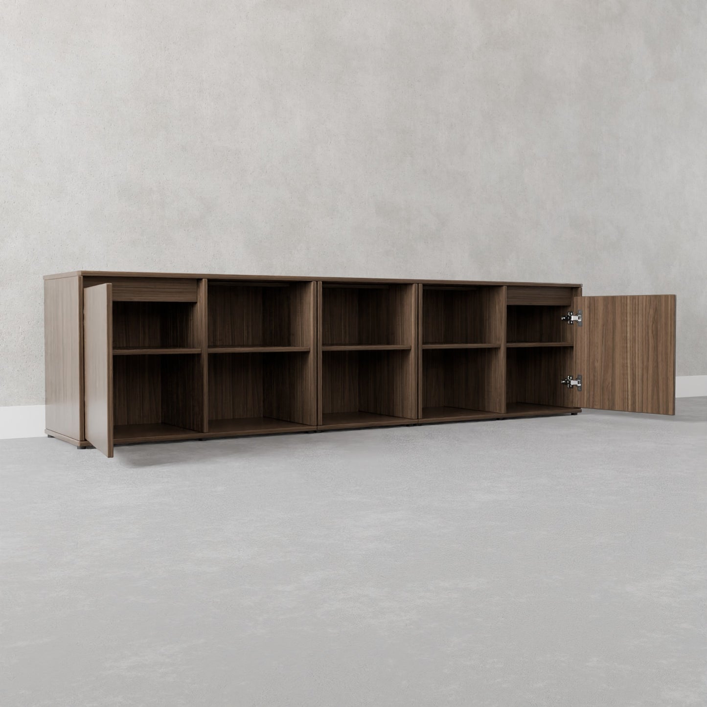 Mueble para TV Grand - Centro de Entretenimiento Espacioso 196x38x50 cm