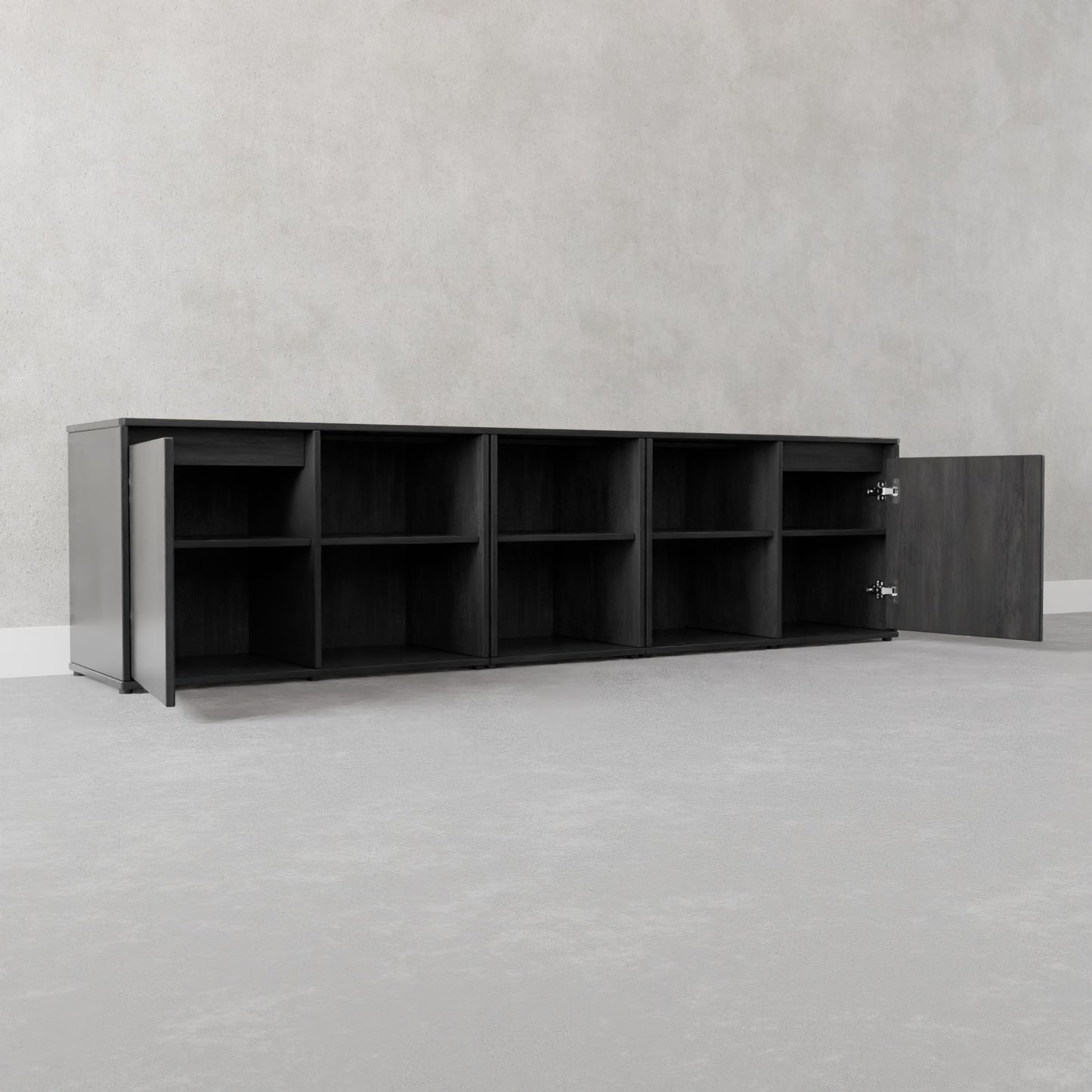 Mueble para TV Grand - Centro de Entretenimiento Espacioso 196x38x50 cm