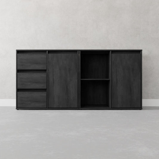 Bufetera para Comedor Minimal - Aparador Minimalista de Acabado Premium 156x38x75 cm