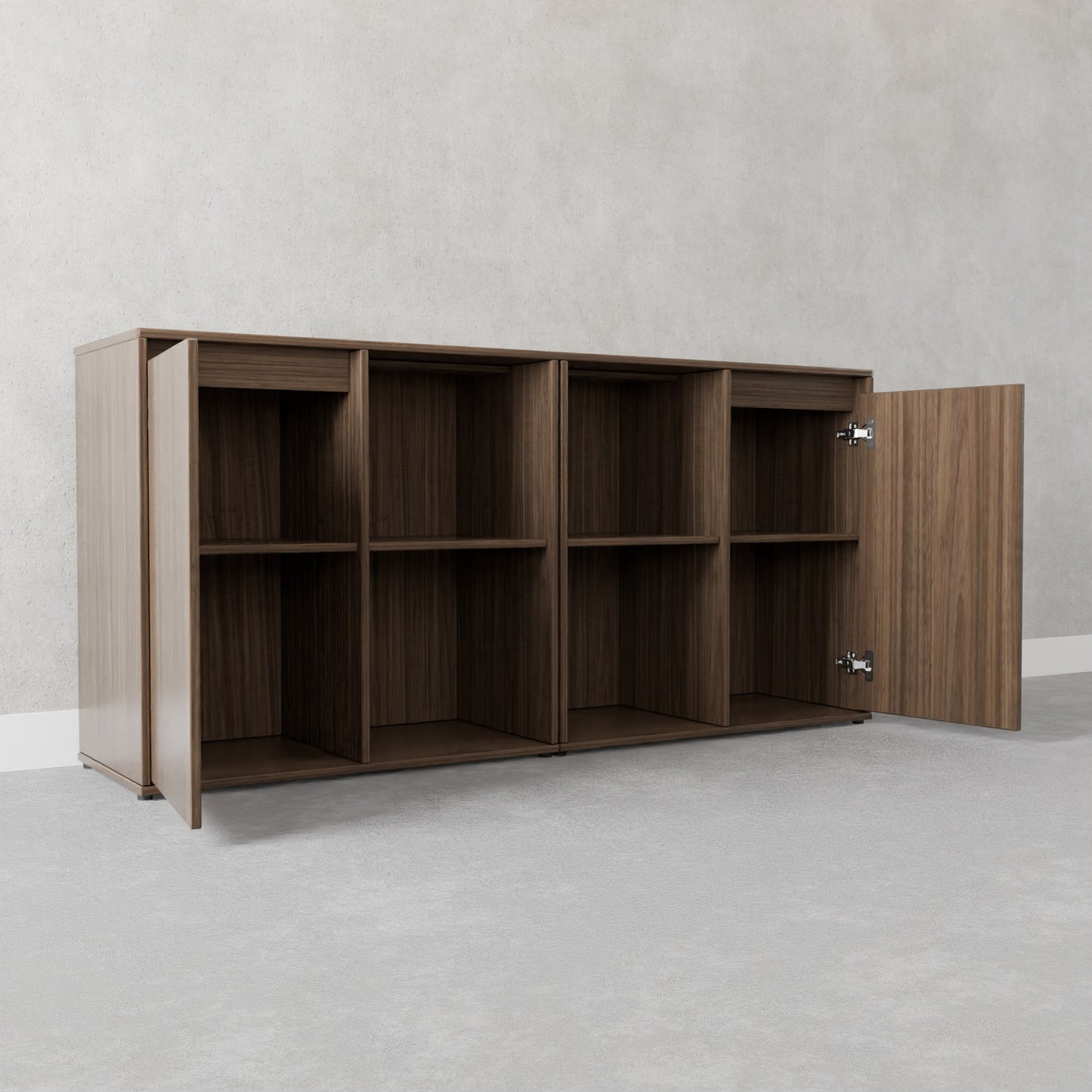 Bufetera para Comedor Horizon - Aparador Minimalista de Acabado Premium 156x38x75 cm