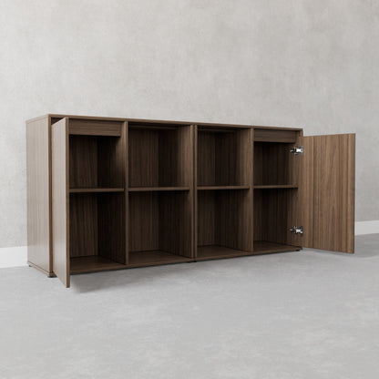 Bufetera para Comedor Horizon - Aparador Minimalista de Acabado Premium 156x38x75 cm
