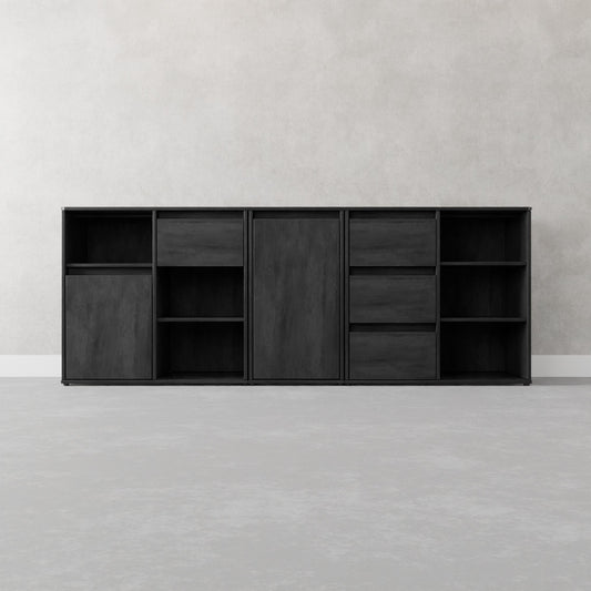 Bufetera para Comedor Elite - Aparador Minimalista de Acabado Premium 196x38x75 cm