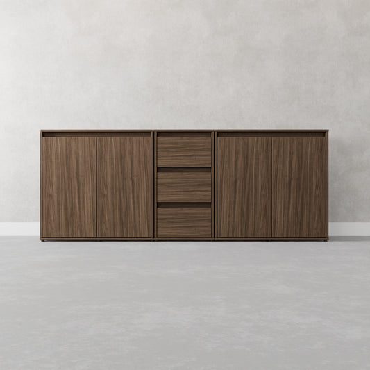 Bufetera para Comedor Vanguard - Aparador Minimalista de Acabado Premium 192x38x75 cm