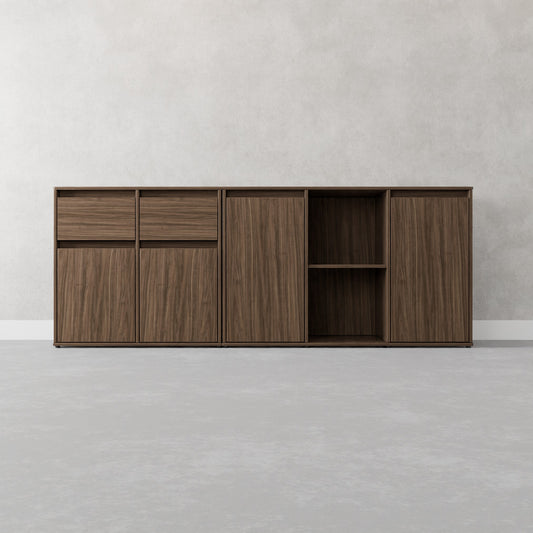 Bufetera para Comedor Nova - Aparador Minimalista de Acabado Premium 194x38x75 cm