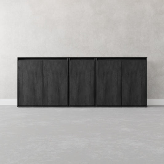 Bufetera para Comedor Aura - Aparador Minimalista de Acabado Premium 192x38x75 cm