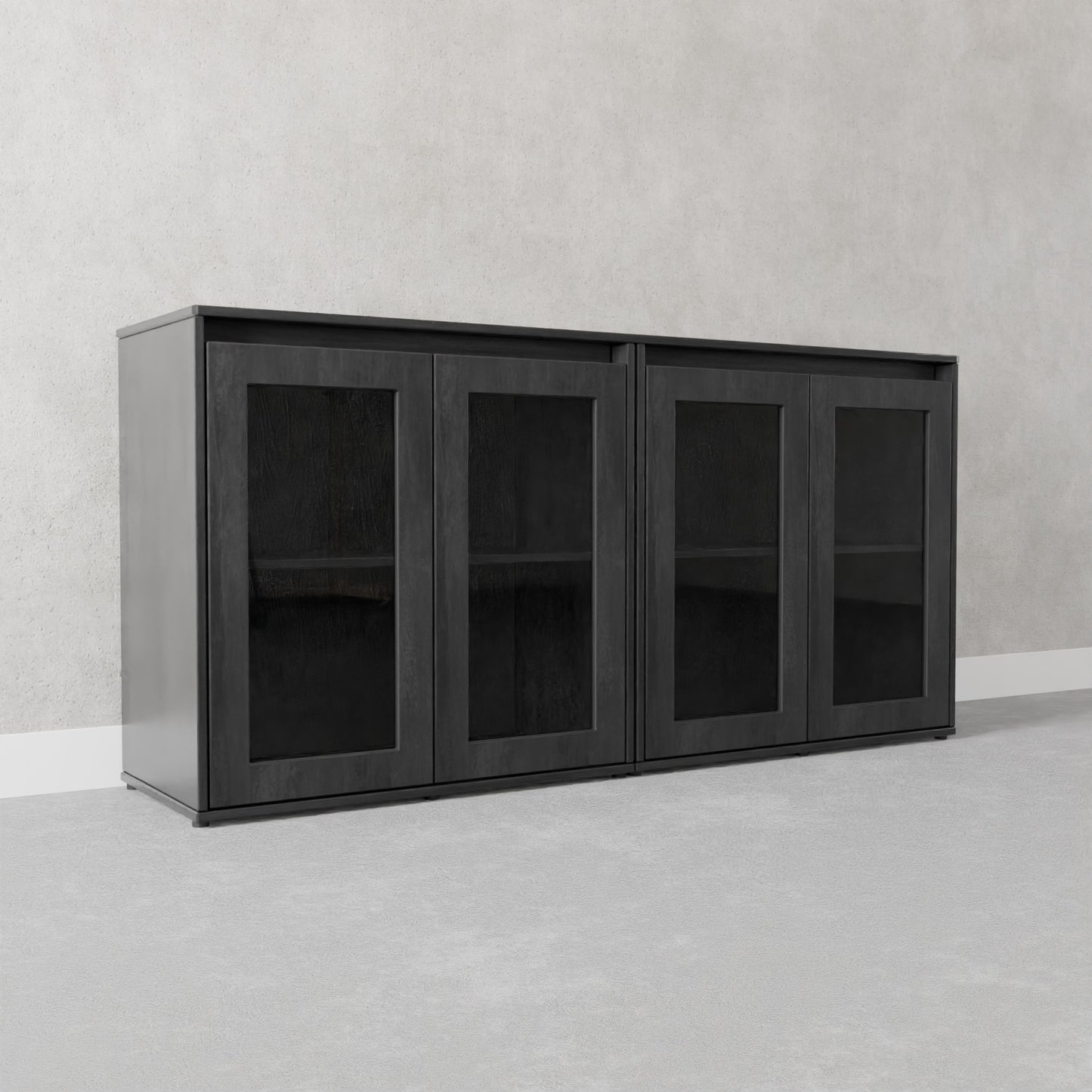 Bufetera para Comedor Pure Vitrina- Aparador Minimalista de Acabado Premium 152x38x75 cm (Copia)