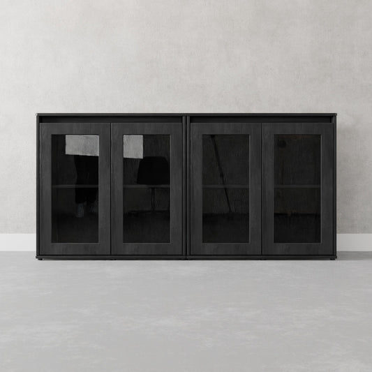 Bufetera para Comedor Pure Vitrina- Aparador Minimalista de Acabado Premium 152x38x75 cm (Copia)